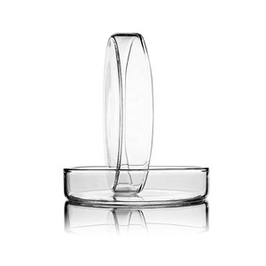 Boîte de Pétri en <span class=keywords><strong>verre</strong></span> de laboratoire de bonne qualité, boîte de Pétri en <span class=keywords><strong>verre</strong></span> borosilicate de 90 mm pour la culture de bactéries en microbiologie - Product Image 6