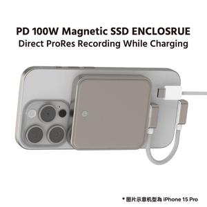 USB C3.2 Laptop 10Gbps NVMe PD100W adaptörü alüminyum harici <span class=keywords><strong>SSD</strong></span> durumda manyetik M.2 2230 NVMe muhafaza Laptop kılıfları için kapakları - Product Image 5