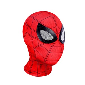 2024 Fancy Boys Cosplay Mask Disfraz <span class=keywords><strong>de</strong></span> niños Máscara facial para fiestas <span class=keywords><strong>de</strong></span> Halloween y representaciones teatrales Máscara <span class=keywords><strong>de</strong></span> <span class=keywords><strong>cabeza</strong></span> negra roja con lente - Product Image 5