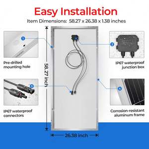 ソーラーパネル350w 450 500 <span class=keywords><strong>600</strong></span> 650w 700 <span class=keywords><strong>800</strong></span> 1000ワットpaneles-solares-1000-wattsワット800w - Product Image 2