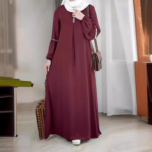 Moyen-Orient Sartre mode robe à manches longues décontracté robe d'été à paillettes vêtements - Product Image 3