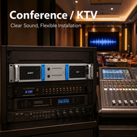 Amplificateur de puissance professionnel 2 canaux 200W classe H pour enceintes PA, caissons de basses, systèmes de sonorisation KTV et scéniques