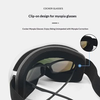 Lunettes de ski en gros à double lentille anti-buée, lunettes de neige cylindriques, vente directe d'usine, logo personnalisé OEM, approvisionnement en gros