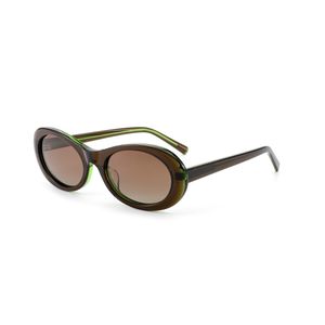 Lunettes personnalisées modèle 1663, monture ovale intégrale, UV400, polarisées, anti-reflets, légères, durables, confortables, unisexes - Product Image 2