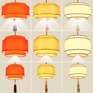 Lámpara colgante de tela de forma moderna, decoración para sala de estar, para Bar, instalación de techo, candelabros, luces colgantes - Product Image 2