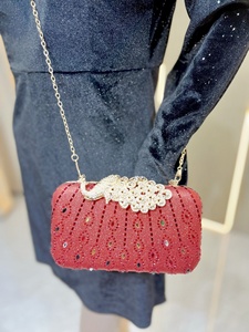 Bolsos de Noche Vintage para Mujer, Carteras de Sobre, Bolsos Cruzados con Cadena para Dama, Bolsos de Hombro, Bolsos Tote con Pedrerí<span class=keywords><strong>a</strong></span> - Product Image 5