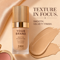 Fond de Teint Matifiant Contrôle Sébum Longue Tenue Effet Naturel Produit Cosmétique Marque Blanche