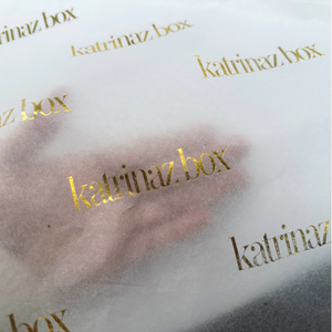 Tùy chỉnh mô gói giấy trong suốt bột giấy tráng với bạc lá vàng biểu tượng tùy chỉnh in không tráng papier cadeau personnalis - Product Image 2