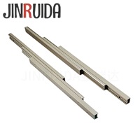 Rail coulissant en alliage d'aluminium épaissi JINRUIDA pour table à manger escamotable, quincaillerie télescopique pour extension de bureau ou îlot