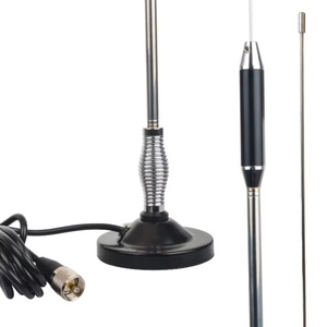 Antenne mobile CB pour voiture, longueur 61 cm/60 cm, 1,8 dB, UHF, montage magnétique, câble coaxial de 5 mètres, gain élevé, pliable, 2782/2732 - Product Image 6