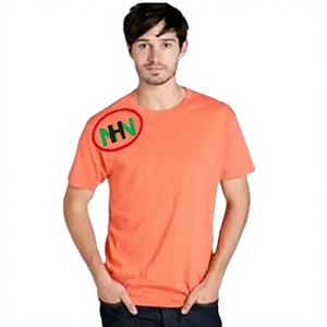 T-shirt formel pour homme en coton 100% respirant, personnalisable en gros, avec logo imprimé par sérigraphie, 180g, tricoté, écologique - Product Image 1