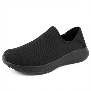 Men Slip on Walking Shoes Breathable Lightweight Casual Comfort <b>Sneakers</b> Round Toe Elastic Fit for Daily Wear - Product Image 1