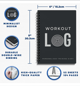 Personnalisé spirale reliure Gym auto-santé planificateur piste <span class=keywords><strong>poids</strong></span> Journal exercice livre <span class=keywords><strong>perdre</strong></span> <span class=keywords><strong>du</strong></span> <span class=keywords><strong>poids</strong></span> Fitness Journal et séances d'entraînement - Product Image 2