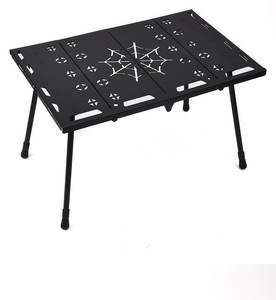 <span class=keywords><strong>Mesa</strong></span> Táctica Portátil de Aleación de Aluminio para Exteriores, Multifuncional, Plegable, Ligera, para Camping y Barbacoa - Product Image 4