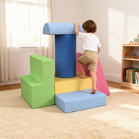 Meubles de jeu modulaires d'intérieur, blocs d'escalade en mousse souple, éponge haute densité, anti-collision, jouet d'exercice pour enfants