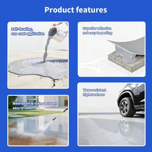 Pintura Epoxi Autonivelante con Efecto Mármol de Alta Calidad y Fuerte Adhesión, Revestimiento de Arena de Color, Pintura Líquida de Granito para Pisos, Venta al Por Mayor - Product Image 5