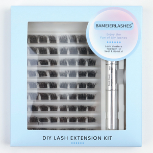 Venta al por mayor <span class=keywords><strong>de</strong></span> pestañas postizas en racimo, tipo wispy, para <span class=keywords><strong>la</strong></span> parte superior e inferior, y kit con puntas y base - Product Image 2