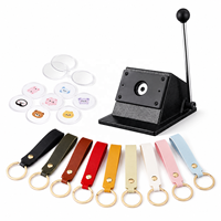 Personalisierter Foto-Schlüsselanhänger mit PU-Lederband Runder Acryl-Einsatz Schlüsselring für Individuelle Geschenke und Souvenirs
