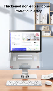 Soporte giratorio personalizado para portátil 2025 para escritorio, elevador ajustable para portátil, soporte para portátil de 17,9 pulgadas para <span class=keywords><strong>Mac</strong></span> de oficina en casa - Product Image 6