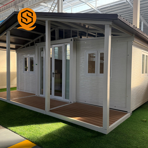 Shinestone Compact <strong>10ft</strong> Double-Wing Foldable Container House | Expandable <strong>Prefab</strong> <strong>Home</strong> for Construction &amp; Temporary Camps - Product Image 1