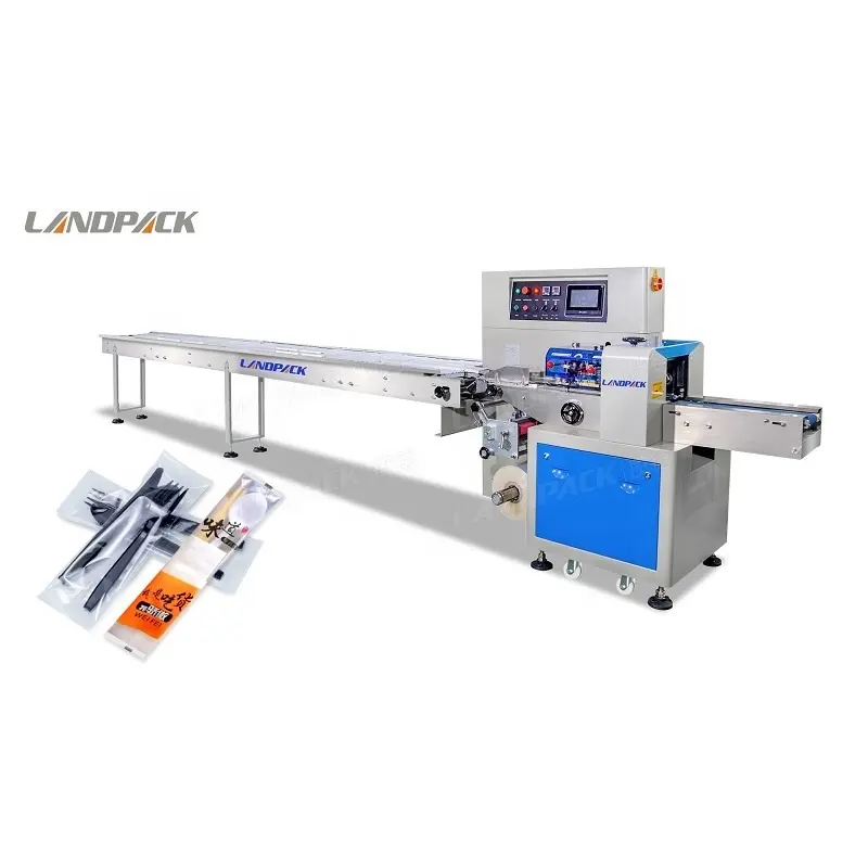 Landpack LP-250X posate di plastica Test di gravidanza striscia stoviglie confezionatrice