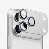 Nouveau Protecteur d'Objectif de Caméra en Métal Film Protecteur d'Objectif en Verre Trempé pour iPhone 17 Pro Max 17 Air