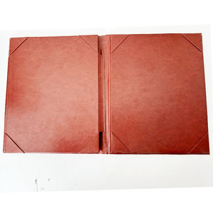 Carpeta de Menú de Cuero de Lujo Personalizada, Tamaño Legal 8.5x14, con 6 Páginas de Vista, para Restaurante, Hotel, Bar, Club - Product Image 3