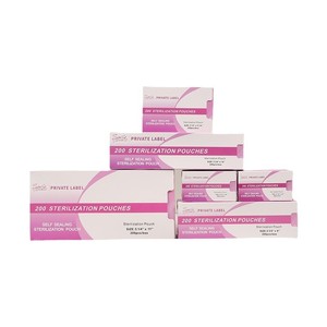 Sacs de stérilisation 200 pièces/boîte pour instruments dentaires et outils à ongles, stérilisation à haute température et haute pression - Product Image 3