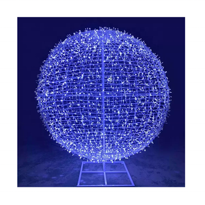 Esfera LED <span class=keywords><strong>de</strong></span> <span class=keywords><strong>Navidad</strong></span> <span class=keywords><strong>de</strong></span> Gran Tamaño, 50cm, 60cm, 80cm, 100cm, 120cm, Bola LED para Exteriores - Product Image 1