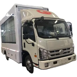 Outdoor and indoor LHD / RHD publicity advertising LED advertising screen display truck on sale