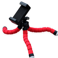 Tripod ponsel Tripod kecil, Tripod portabel meja gurita fleksibel kecil dengan dudukan untuk ponsel pintar