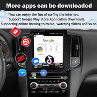 Autoradio Android 10.4 pouces pour Nissan MAXIMA 2009-2014 Unité principale de navigation GPS avec écran 2din