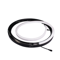 Lumières de scène Led Flexible Ring Lights Flex Neon Tube Strip Light DMX Control DMX512 Circular Ring