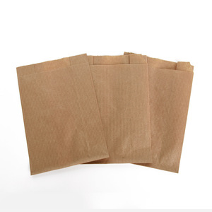 Fast Food Grade Takeaway Food Grade Oil Proof Greaseproof Sandwich Bread Bakery Packaging Kraft Custom Print <strong>Paper</strong> <strong>Bags</strong> - Product Image 1