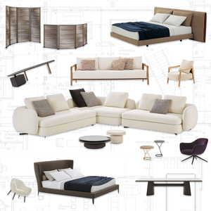 High Quality Whole House Furniture Factory Outlet Italian Modern Living Room Furniture Luxury Set DV-RATIO-502-TURRIS Modern Liv - Product Image 4