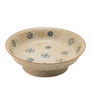 Assiette à fruits en céramique de style rétro, motif floral, petit plateau à thé en porcelaine, plat à collation, usage domestique - Product Image 5