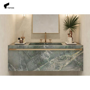 Tostone Meilleure vente Jador Quartzite naturel vanité haut moderne Villa cuisine lavage comptoir pour salon Design marbre - Product Image 3