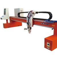 Cortadora de llama de plasma CNC de pórtico de placa de metal grande para la industria de estructuras de acero