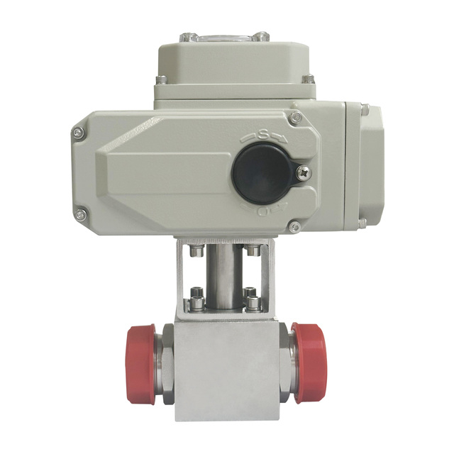 HL High-Pressure Quarter Turn Gas Control Electric Actuator Customizable AC220v Ball Valve OEM Supported