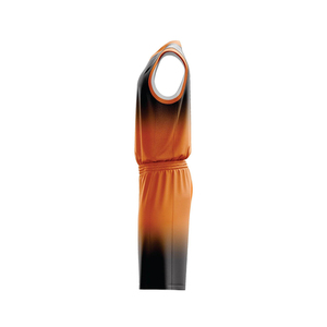 Tenue d'entraînement d'équipe 100% polyester, personnalisable, uniforme de basket-ball unisexe pour adultes, respirant, léger, uniforme de basket-ball imprimé - Product Image 5