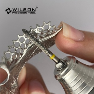 Fresas de Laboratorio de Carburo de Tungsteno HP de Corte Cruzado Superfino para Recortar Metal WILSON PRECISION TOOL ISO 500 104 Fresas de Extremo <span class=keywords><strong>CAD</strong></span>/CAM FG/RA - Product Image 3