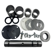 Kit de réparation de rotule de direction de chariot élévateur, acier grade 45, longueur 188 mm, pièces de bielle de vérin de pivot d'essieu arrière pour 30A