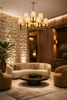 Nouvelle lampe LED en métal de style chinois d'inspiration zen, multi-couleurs, avec capteur/température/applications/contrôle tactile, angle de faisceau de 270°, garantie 2 ans pour appartement