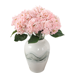 <span class=keywords><strong>Hortensias</strong></span> Artificiales de Alta Simulación de 46 cm, Flores de Seda Coloridas para Decoración de Bodas y Hogar - Product Image 5