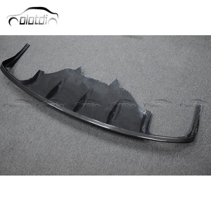 ครีบสปอยเลอร์ดิฟฟิวเซอร์กันชนหลังคาร์บอนไฟเบอร์สำหรับ Porsche Macan 95B GTS ปี 2014-2016 - Product Image 2