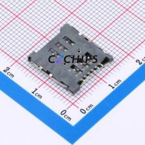 <b>SIM</b>-01A <b>SIM</b> <b>Card</b> Connector SMD Connector Flip Cover Type Micro <b>SIM</b> <b>Card</b> <b>Card</b> <b>Holder</b> 1.8mm - Product Image 2