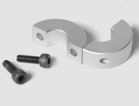 Collier de serrage à montage en deux parties LeGood en acier inoxydable et aluminium usiné CNC