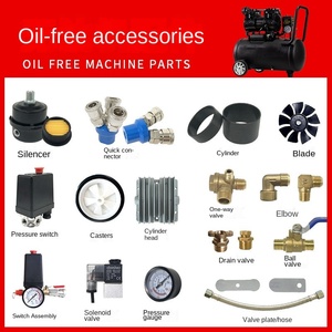 Accesorios de compresor de aire sin aceite silenciador válvula unidireccional codo válvula unidireccional válvula solenoide accesorios de tubería de conexión - Product Image 2