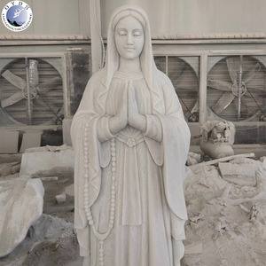 Estatua de la Virgen María de Fibra de Vidrio Resistente a la Intemperie, Tamaño Personalizado, Directo de Fábrica, para Jardín, Iglesia y <span class=keywords><strong>Cementerio</strong></span>, Uso Religioso - Product Image 3