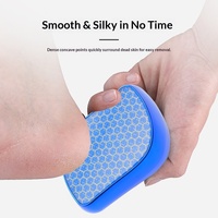 Nouvelle Râpe à Pieds Carrée en Verre Nano, Pierre à Poncer pour les Pieds, Éliminateur de Peaux Mortes, Outil de Soin des Pieds, Râpe Personnalisée pour les Pieds